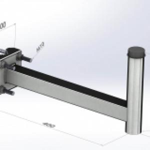 Antenna eltartó 40-cm MX nagy