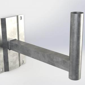 Antenna tartó 30cm MX Nagytalpas