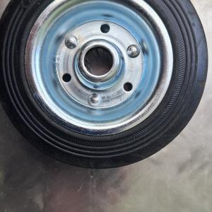 Gurító kocsi autómentősöknek 12x125mm gumi kerék 15mm tengely