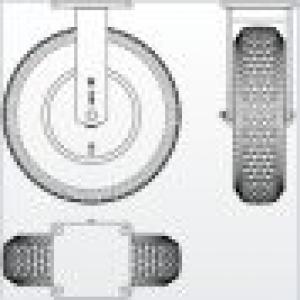 Nagy teherbírású Molnárkocsi kerék fix villa 400 mm