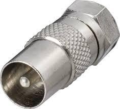 F dugó-koax dugó átmenet fém