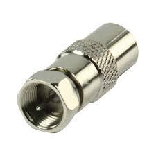 F dugó-koax.hüvely átmenet fém