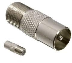 F hüvely-koax dugó átmenet