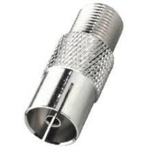 F hüvely-koax hüvely átmenet fém