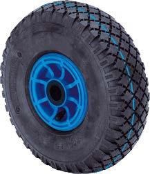 Molnárkocsi  kerék felfújható görgős (10"x3.00-4)