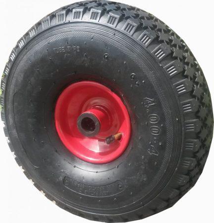 Molnárkocsi  kerék felfújható görgős (11"x4.00-4)