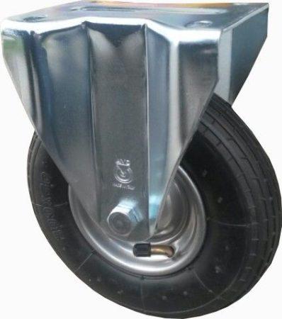 Molnárkocsi kerék fix villa 200 mm fémfelni