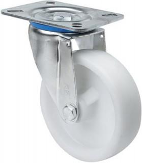 Poliamid kerék forgó villa 125x35 mm