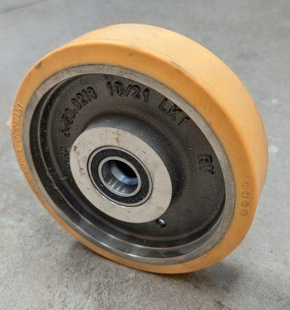 Targonca öntöttvas kerék pur futóf. 200mm(30)