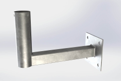 Antenna tartó 40cm MX 10x10cm talp