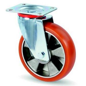 AVP aluminium kerék lekerekített futófelülettel forgó villa 160 mm