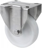 INOX poliamid kerék fix villa 100 mm