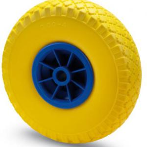 Molnárkocsi kerék tömör siklócsapágy (10"x3.00-4)