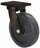 Öntöttvas kerék gumi futófelülettel  forgó villa 250x75 mm
