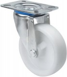 Poliamid kerék forgó villa 125x35 mm