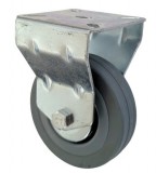Szürke nyommentes kerék 75 mm fix villa TR