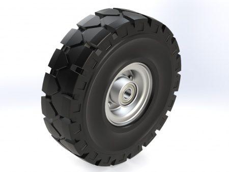 Tömörgumis acélfelnis kerék  250 mm