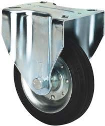 Tömörgumis kerék  fix villa 250 mm