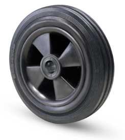 Tömörgumis műanyagfelnis kerék 250 mm