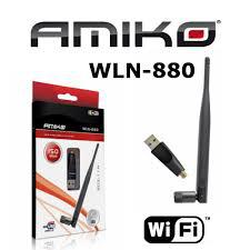 USB wifi adapter Amiko WLN-880 5dBi levehető külső antenna