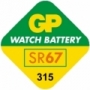 Gp 1,55V 315 SR716SW SR67 ezüst-oxid gombelem