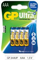 Gp Ultra Plus  Alkaline 1,5V GP24AUP LR03 AAA Mini ceruza elem (db/ár)