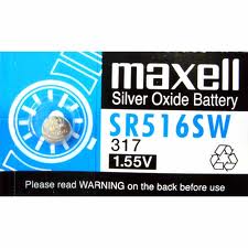 Maxell 1,55V 317 SR516SW SR62 ezüst-oxid gombelem