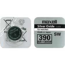 Maxell 1,55V 389/390 SR54 SR1130SW G10 ezüst-oxid gombelem