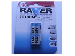 Raver 1,5V FR3 AAA Líthium Mini ceruza elem (db/ár)