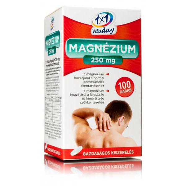 1×1 Vitamin Magnézium 250 mg filmtabletta 100 szem