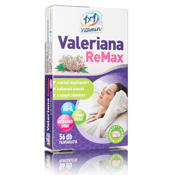 1×1 Vitamin Valeriana ReMax étrend-kiegészítő filmtabletta 56 szem