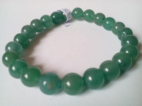 Aventurin ásványékszer golyós karkötő - 8 mm