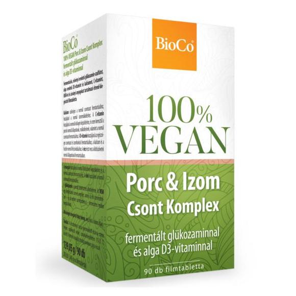 BioCo® 100% VEGAN Porc & Izom Csont Komplex filmtabletta 90 db