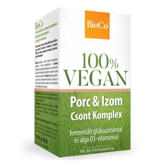 BioCo® 100% VEGAN Porc & Izom Csont Komplex filmtabletta 90 db