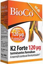 BioCo® K2 forte vitamin tabletta 60 db