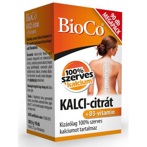 BioCo® KALCI-citrát D3-vitamin megapack 90 db