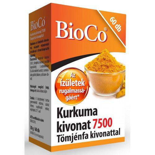 BioCo® Kurkuma kivonat 7500mg Tömjénfa kivonattal tabletta 60 db