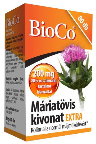 BioCo® máriatövis extra kivonat tabletta 80 db