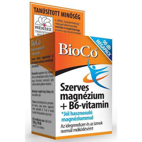 BioCo® Szerves Magnézium+ B6 tabletta 90 db