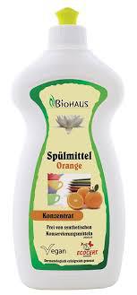 BioHAUS® BIO mosogatószer narancs illatú - ECOCERT minősítéssel 500 ml