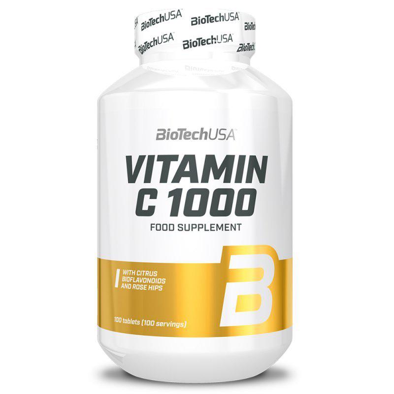 BioTechUSA C-vitamin 1000mg + Bioflavonoid tabletta - 100 szem