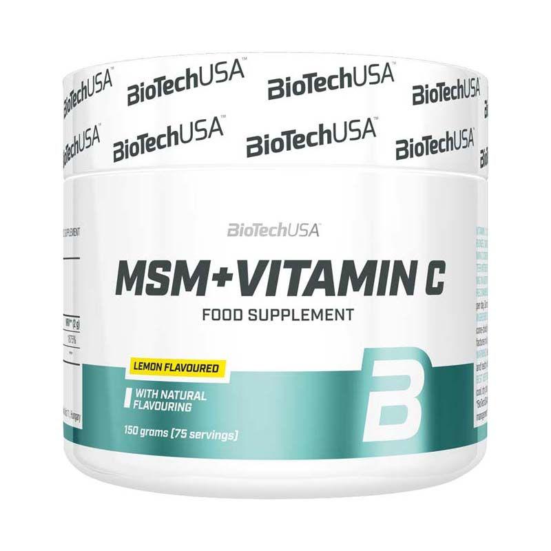 BioTechUsa MSM + Vitamin C citrom ízű italpor
