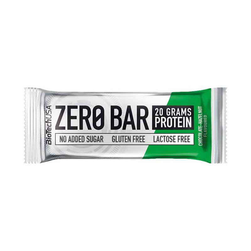 BioTechUsa Zero Bar fehérje szelet csokoládé-mogyoró ízű