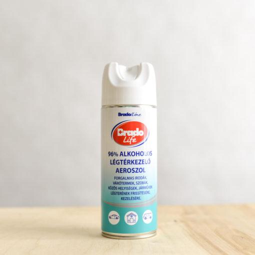 BradoLife 96%-os Alkoholos légtérkezelő aeroszol - 200 ml