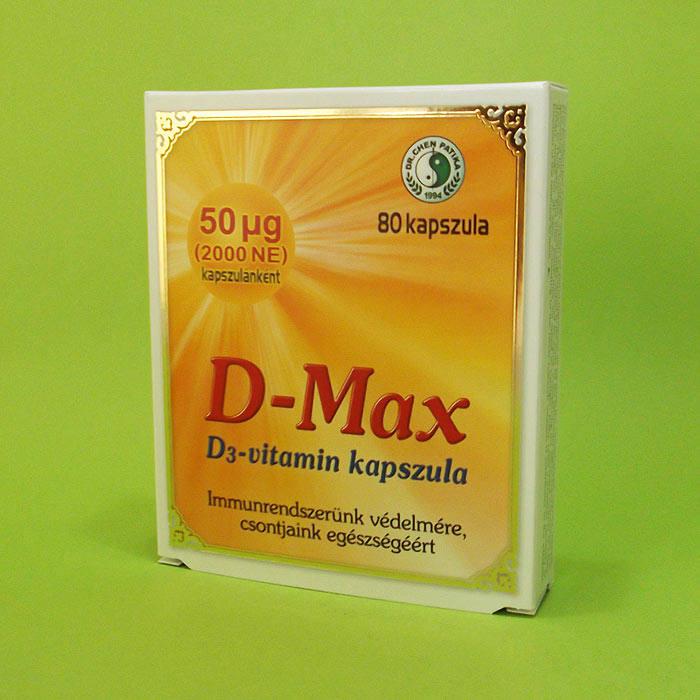 Dr Chen D-Max kapszula - 80 szem