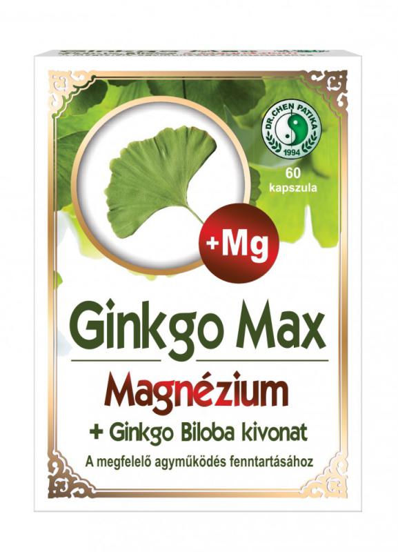 Dr Chen Ginkgo Max kapszula Magnéziummal - 60db