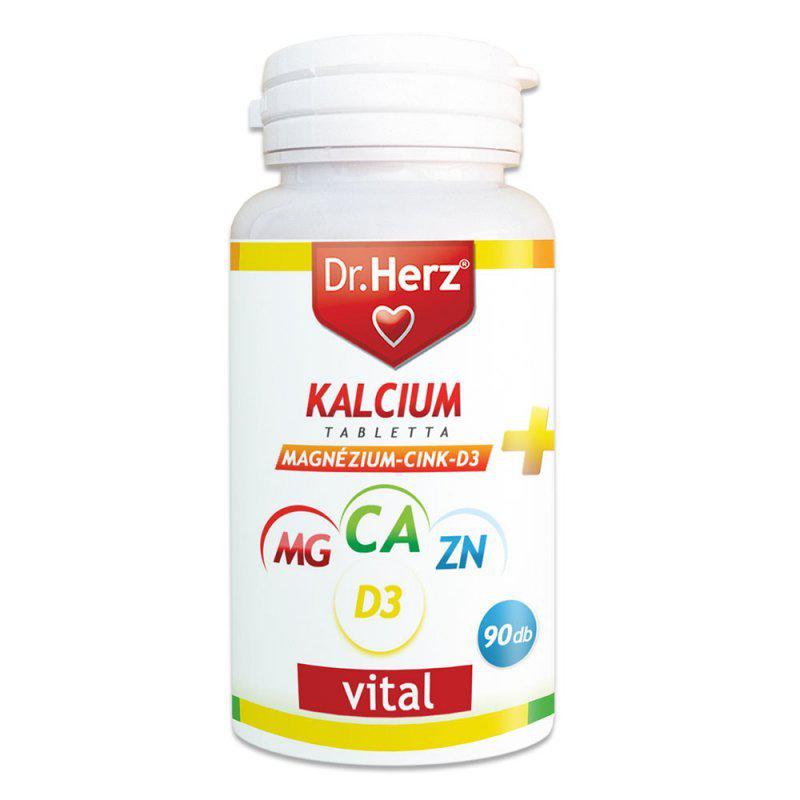 Dr Herz Kalcium+Magnézium+Cink+D3-vitamin 90 szem
