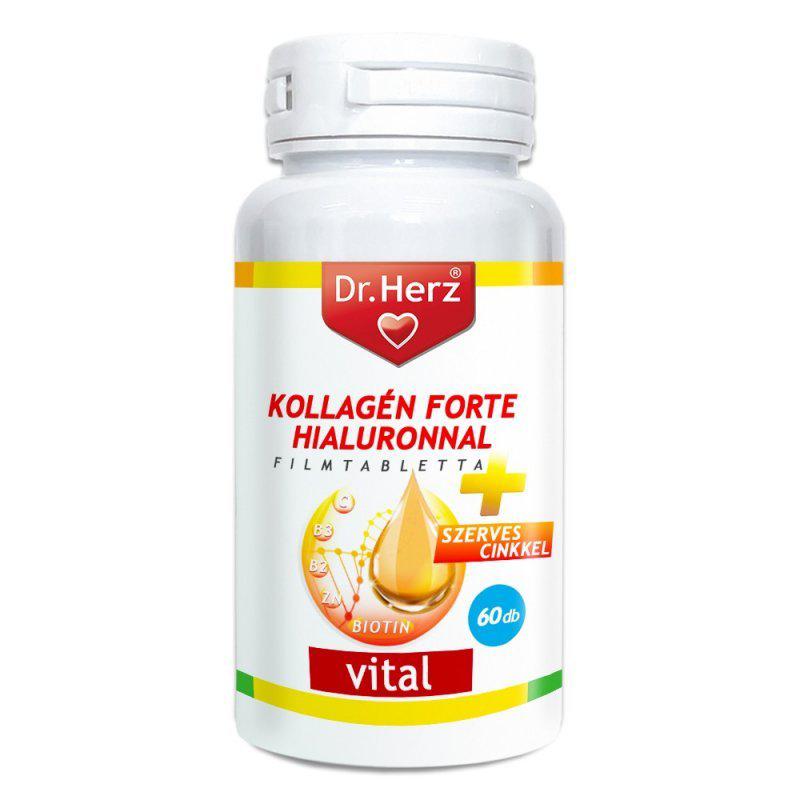 Dr Herz Kollagén Forte Hialuronnal 60 szem