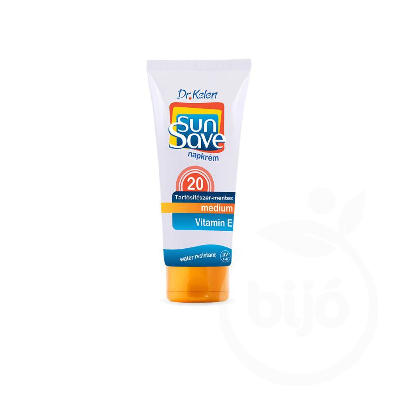 Dr. Kelen Sunsave F20 Napkrém 100 ml