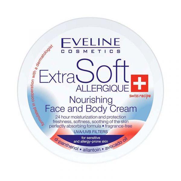 Eveline ExtraSoft tápláló krém érzékeny bőrre 200 ml